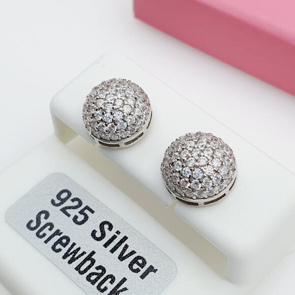 "925 Sterling Silver Cubic Zirconia Earrings, U19254564 - Picture 11 of 11